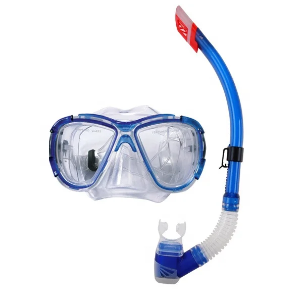 

Professional design diving set scuba diving mask snorkel, Black,red,grey etc