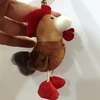 small plush toy with sucker/keyring(cock), Customised toys,chicken