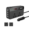 Portable 200 watt dc 12v to ac 220v 200w car power inverter for mobile phone and laptop