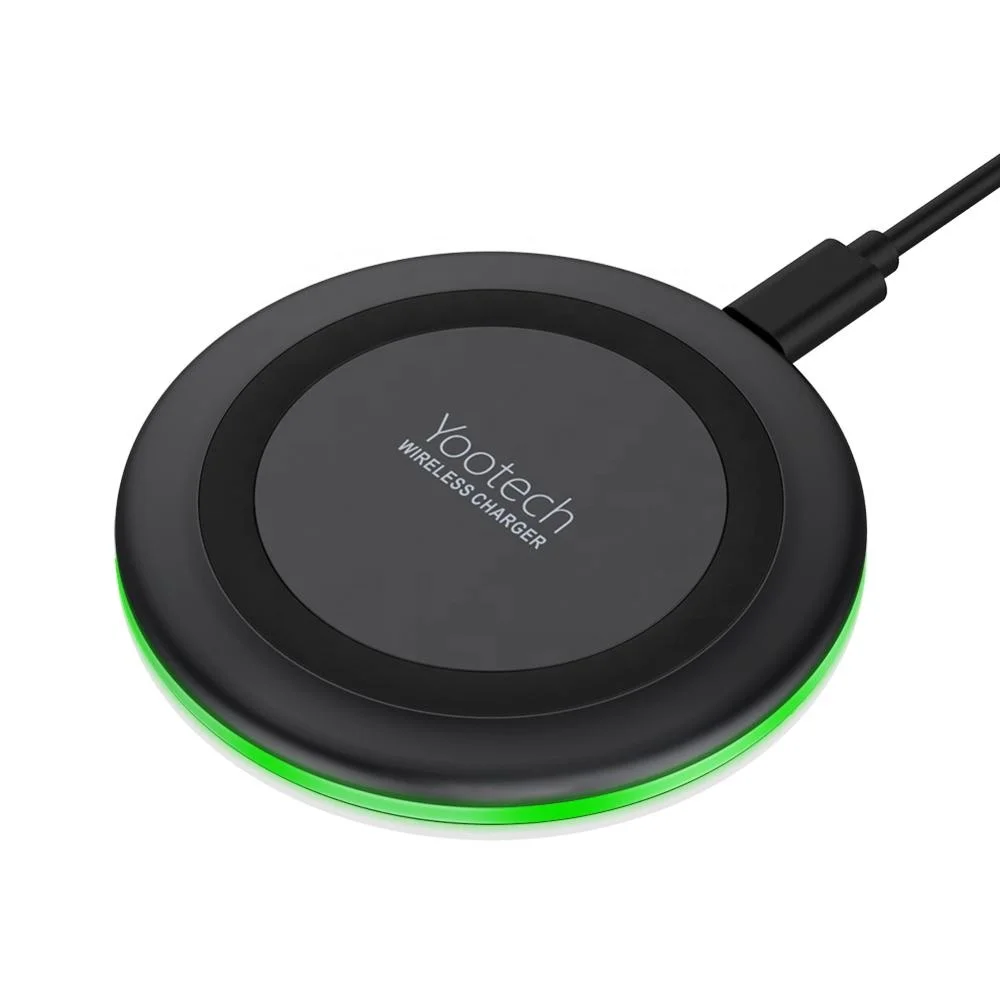 

Yootech Wireless Charger Qi-Certified 10W/7.5W/5W Compatible with iPhone,sumsung mobile phone, Black