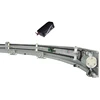 Fancy curved door closer sliding for estate