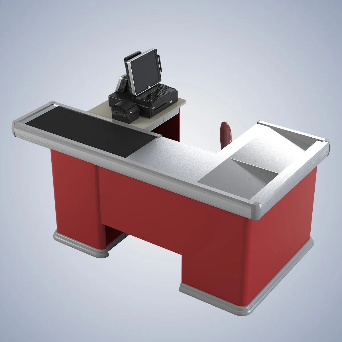 Supermarket Cashier Cash Counter Desk Checkout Counter Buy Checkout