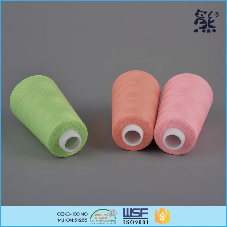 100% spun polyester yarn for industrial sewing thread