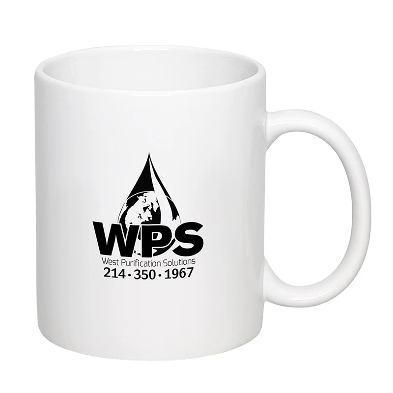 

Promotional High-Quality Custom Logo Printing Plain White Ceramic Mug for Business, Customed color