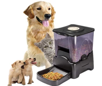 Large Capacity Automatic Pet Feeder And Auto 4 Tray Pet Feeder