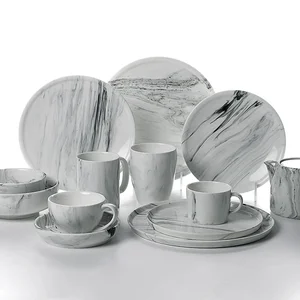 Image of Tiktok Hot Sale Dealer Supplies Round Dinnerware Sets, Expensive Quality Hotel Supplies Modern Dinnerware