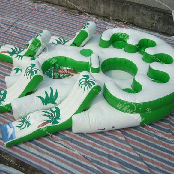 Tropical Tahiti giant 6 person Inflatable