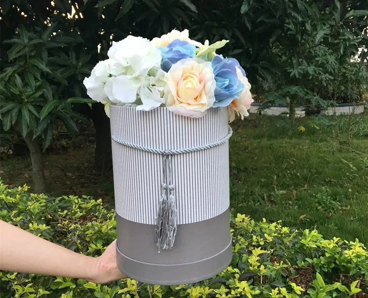 Luxury custom printing colorful cardboard round box flower boxes 6.jpg