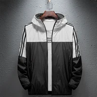 

Wholesale Hooded Sports Plain Mens Windbreaker Jacket