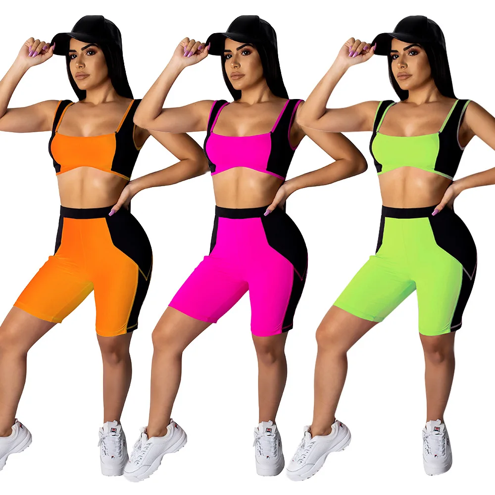 

Factory 2019 Women's Slim Fit Casual Suits Sports clothing two-piece lady sportswear FM-CM580, As pictures