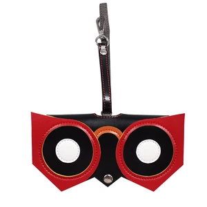 Hot Selling  Fashion High Quality Girls Soft Leather Eyeglass Case Fashion  Sunglasses Bag Holder