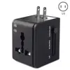 Dual USB Socket Power Travel Adapter with Universal Plug world travel adaptor with usb port Travel AC Power Charger Adaptor