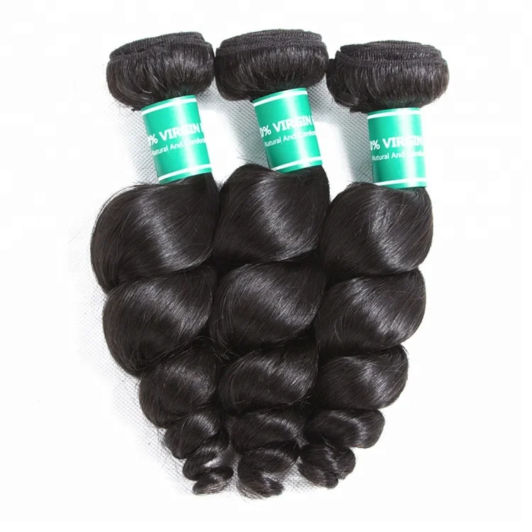 

Classic Natural Virgin Remy Brazilian Hair Weaving 100 Percent Loose Curl Brazilian Human Hair Weaving