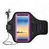 Factory new arrival sports armband case key pocket waterproof armband for samsung Note 8