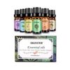 Essential Oil Set 6 Aromatherapy Essential Oils Sweet Orange, Lavender, Tea Tree, Lemon, Bergamot, Mint Green