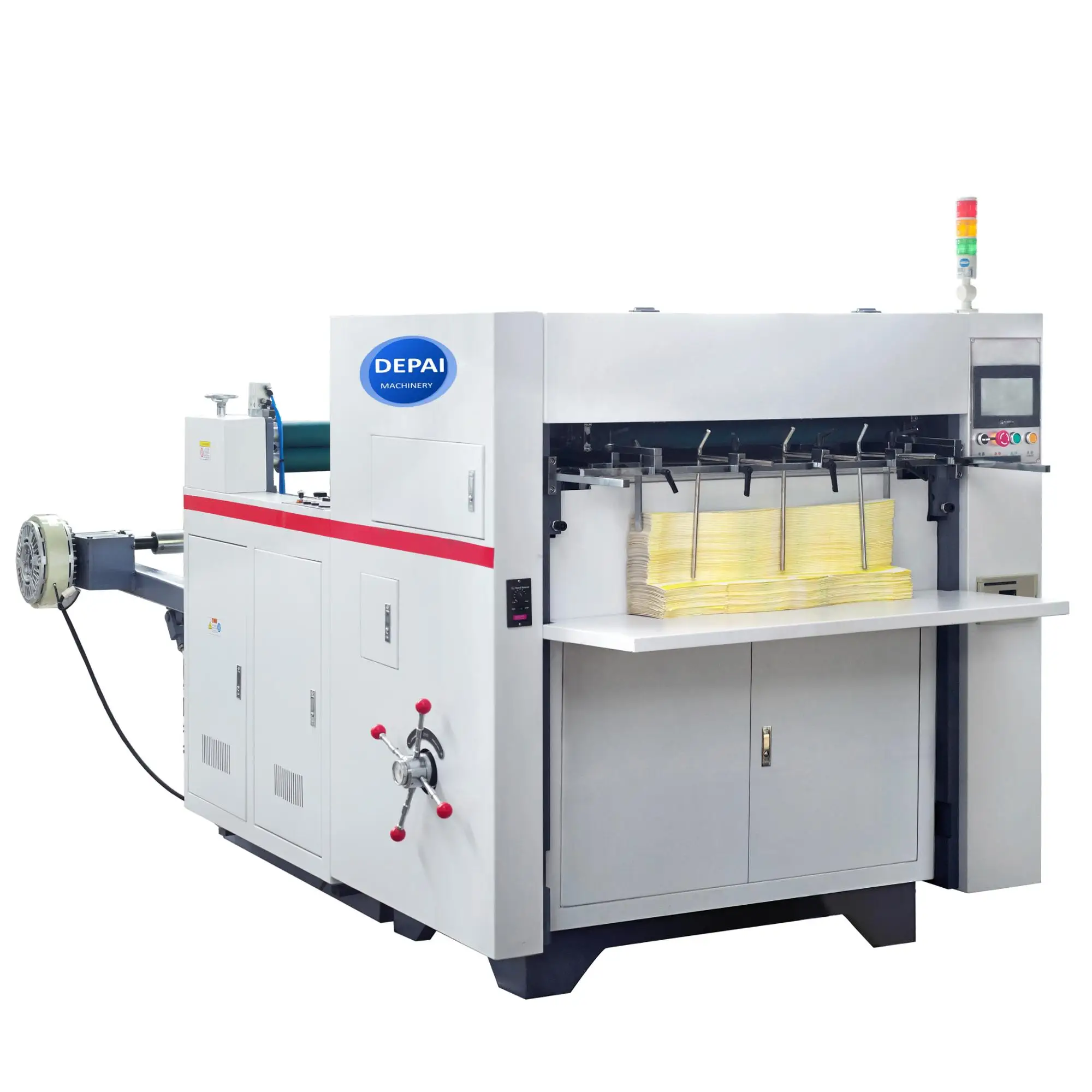 Depai Dc850 Automatic Paper Cup Roll Creasing Blank And Printing Plate Making Punching Die