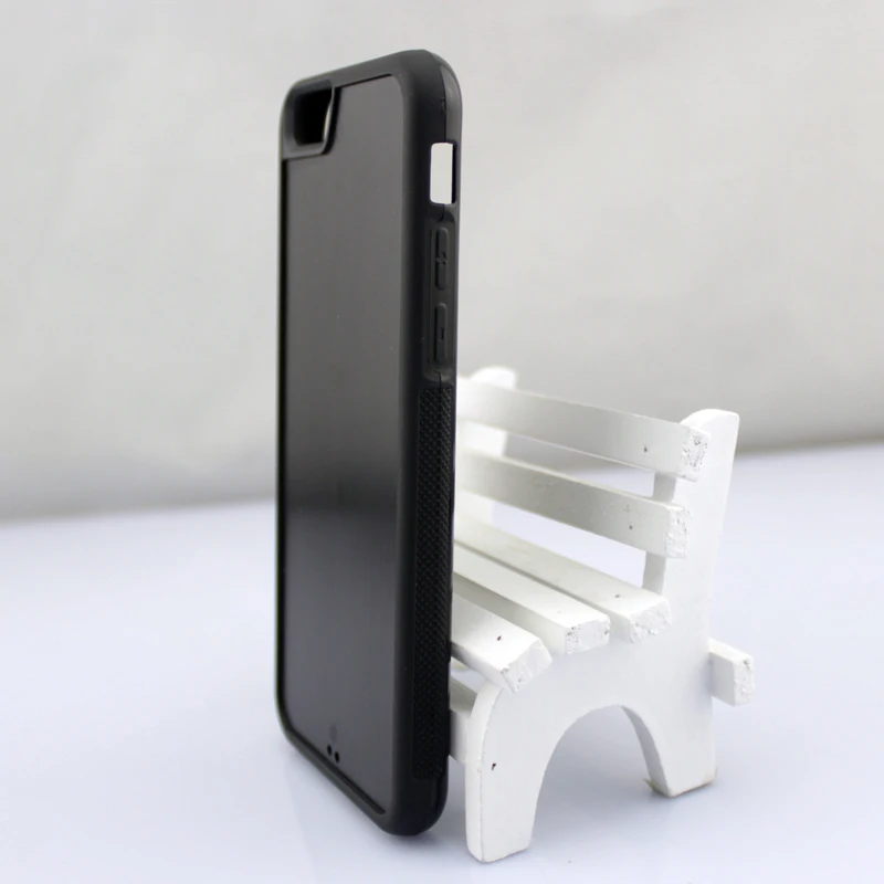 

Anti Drop TPU PC Groove Phone Case With Trapezoidal Hole For iPhone 6 7 8