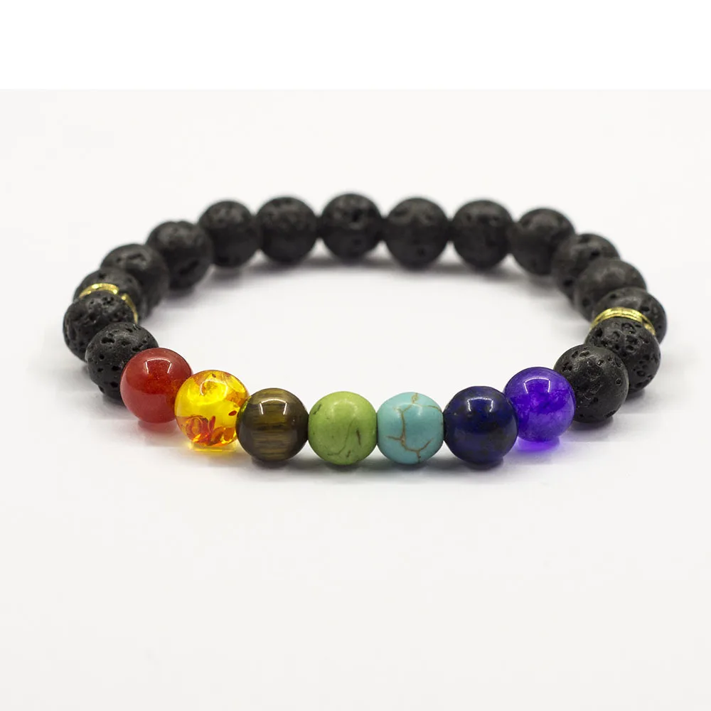 custom hand knitting pelelith jade lava bead bracelet natural stone