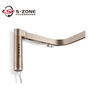 Image of Wifi remote control electric motorised curtain rails system for disabled