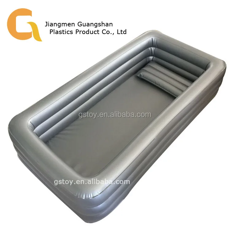 Round Single Layer Inflatable Water Air Mattress Bed Buy Inflatable