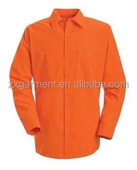 chemise orange