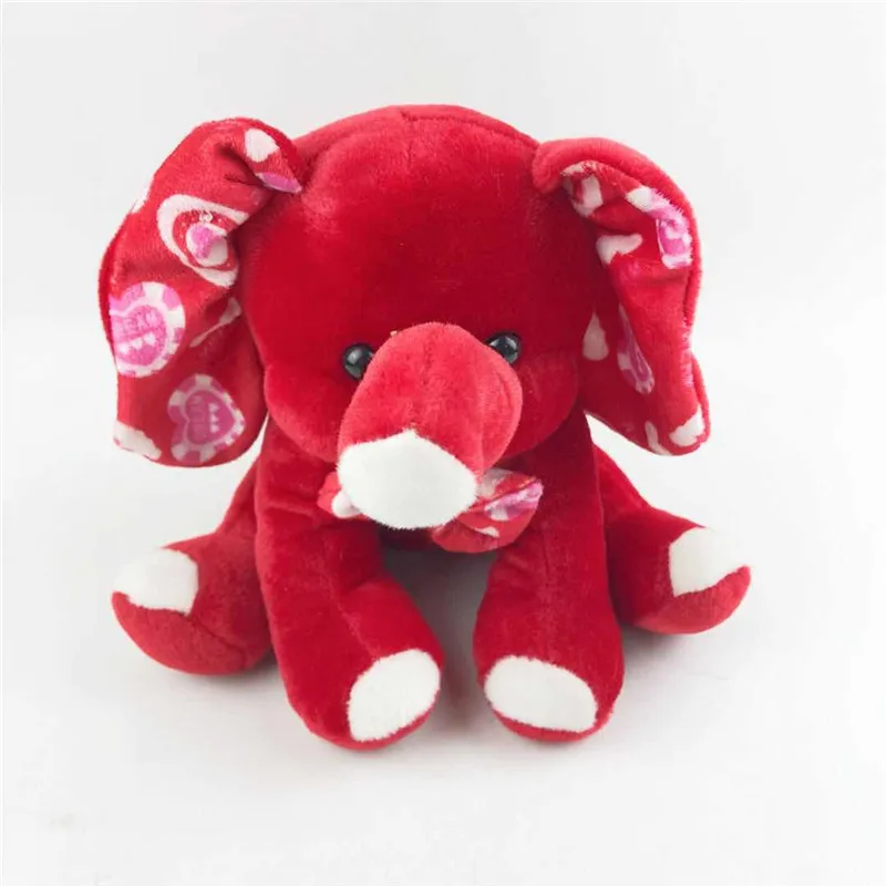 red elephant stuffed animal