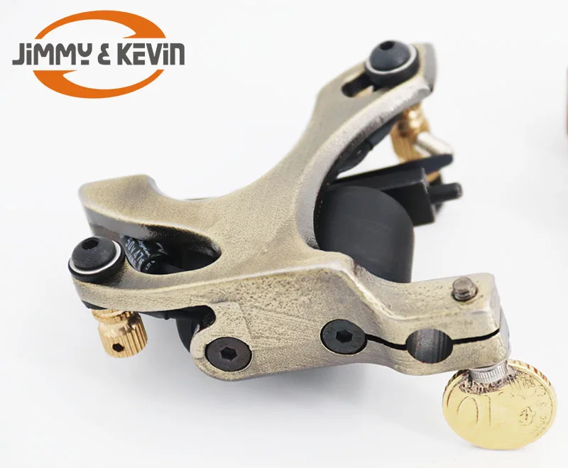 

China Tattoo Machine Gun Shader Liner 10 Wrap Coils, Brown