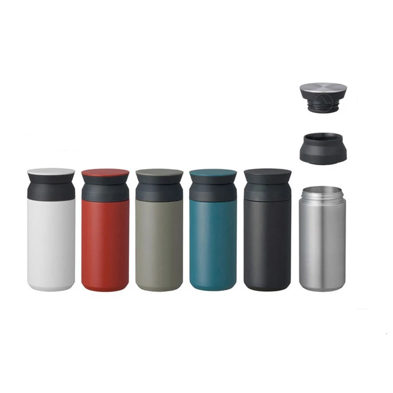 

Blank Custom LOGO Cup Stainless Steel Infused Coffee Thermos, Red, blue,black,grey,white