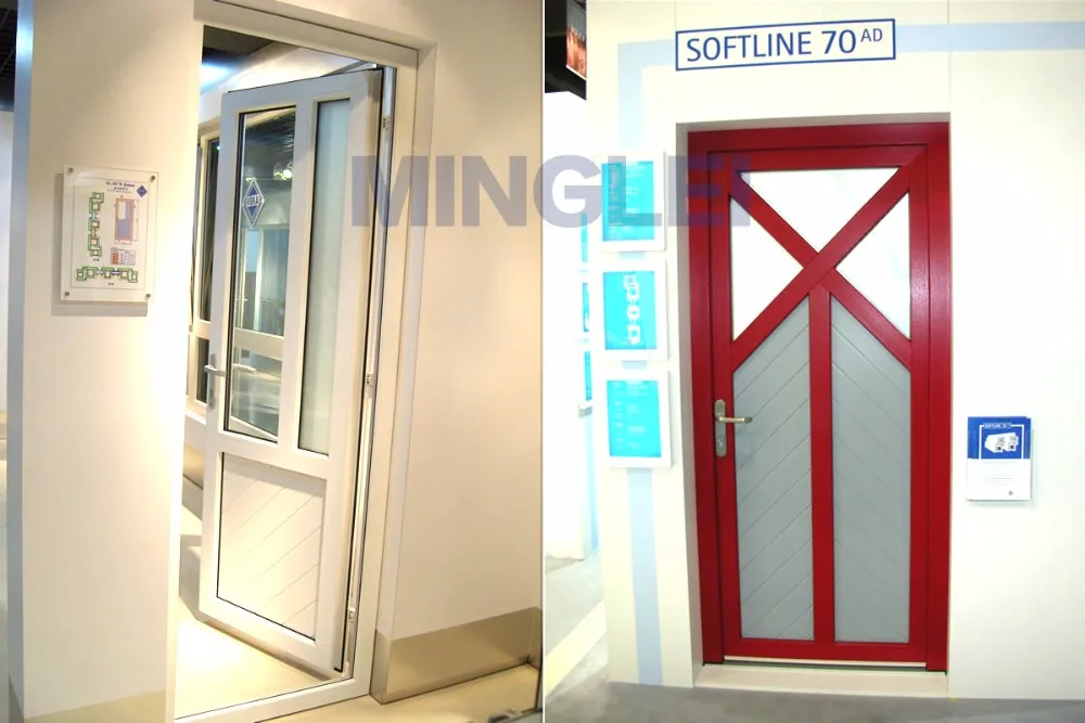 Minglei European style high performance top grade veka pvc doors window details