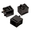 E5264-E00041-L RJ11 Connector Modular Jack Vertical Plastic 6P4C w. Ears