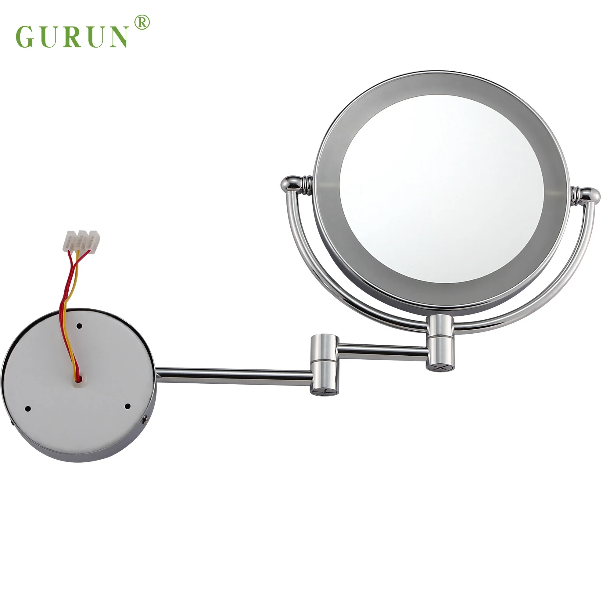 

Fancy design fashionable custom make-up mirror with light from China