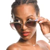 2019 New Elegant Ladies Cat Eye Sunglasses Women Brand Designer Italy Fashion Square Sun Glasses Female Gradient Eyewear Shades