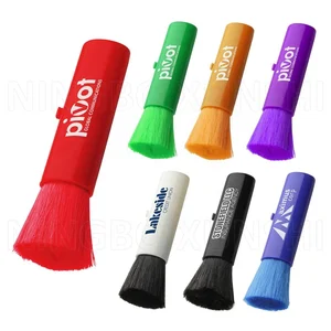 Promotion High Quality Clean Ability Competitive Price Cylinder Shaped Pushing Office Plastic Computer Brush Of Keyboard