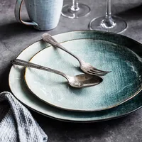 

Reactive Glaze Dinnerware Ceramic Vegetable Dishes Plate