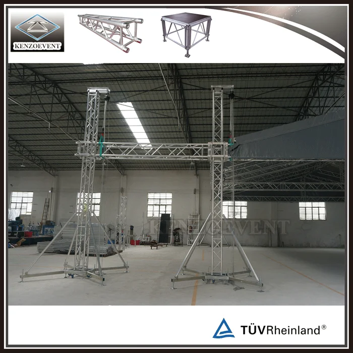 400x400mm spigot beam truss 290mm truss pillar with lift tower
