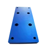 High quality deep processing customized Blue anodized aluminum CNC Machining parts for stripping machines