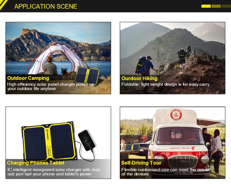 14W Mini Solar Power Panels Solar Battery Cells for Outdoor Camping Travel
