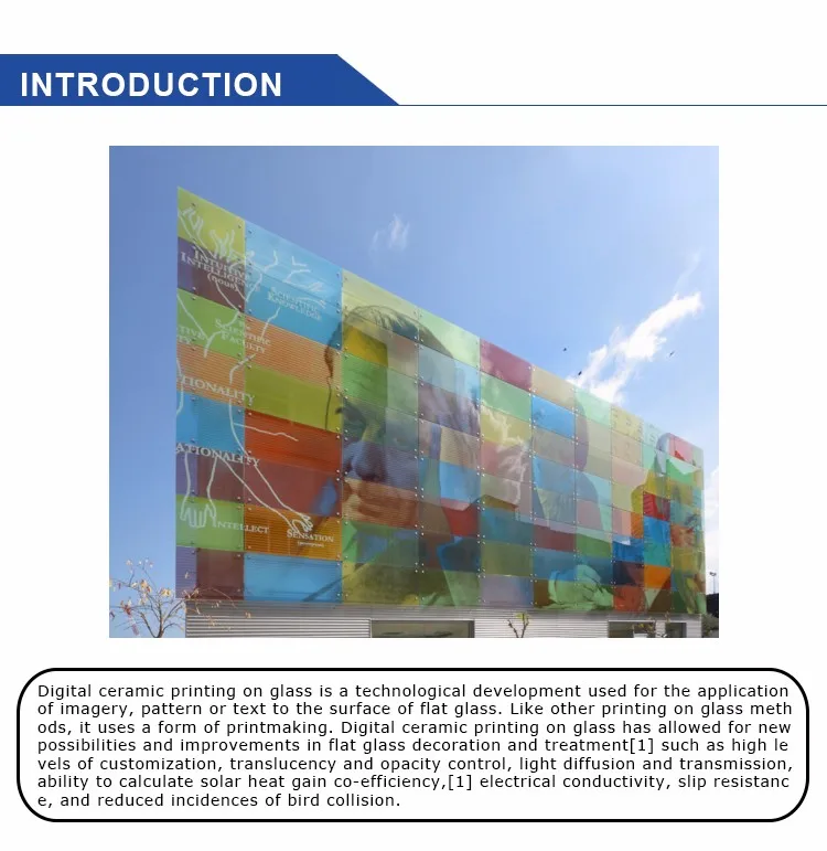 digital printing on glass