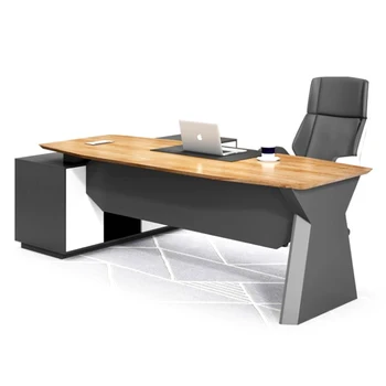 Modern Wooden L-shape Office Table Executive Desk Design ...