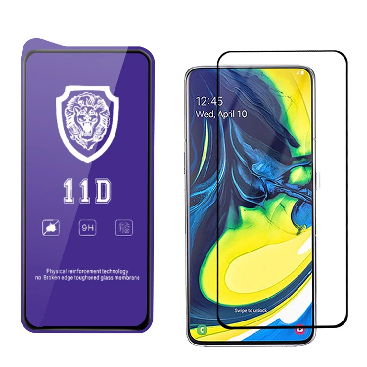 

11D HD Tempered Glass for Huawei nova7/8/mate 30/P20 pro Full Coverage Screen Protector for iphone 11/12/samsung note 20/xiaomi, White and black