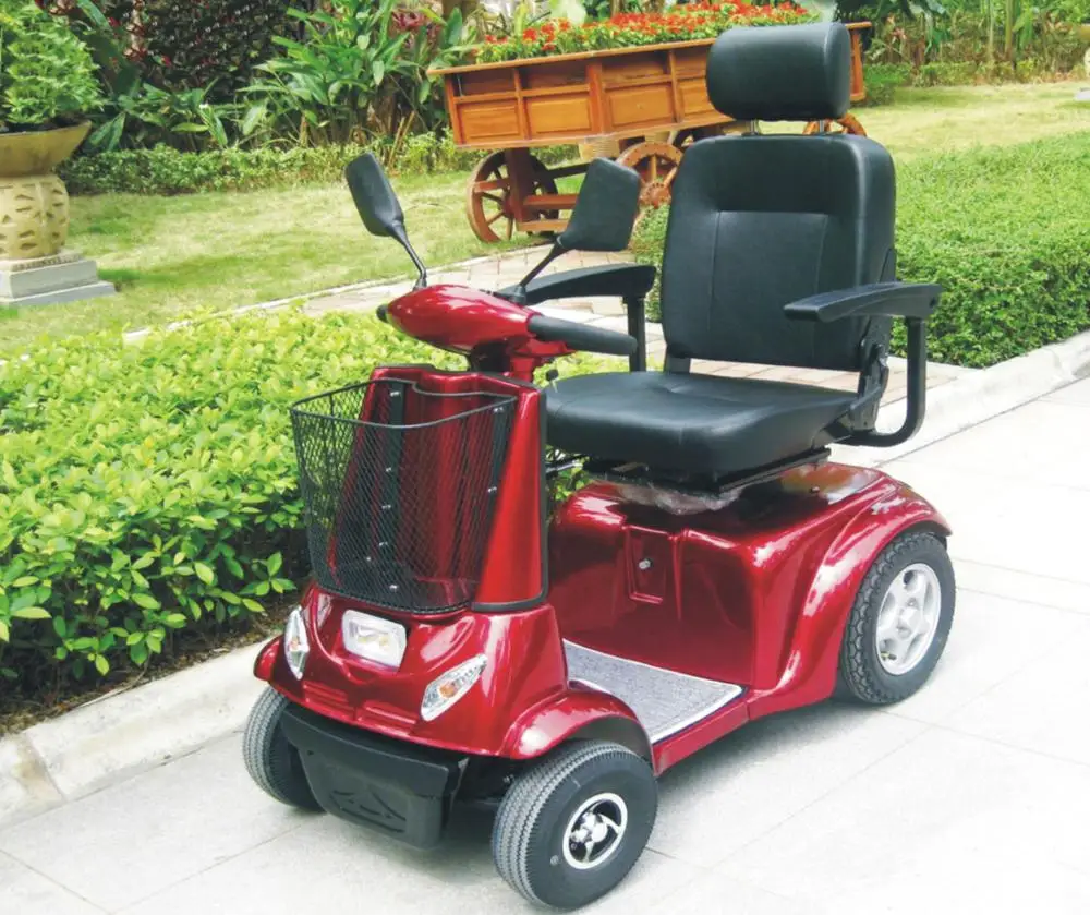 Safe Comfortable Outdoor 4 Wheels Electric Disabled Person Mobility Scooter for Elders