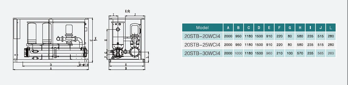 H.Stars Screw Type Water Cooled Chiller, Beer Chiller