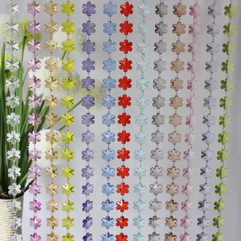 High Quality Acrylic Crystal Snowflake Shape Bead Chain Diy Curtains For Christmas Tree Party Decoration Buy Christmas Decoration Beaded