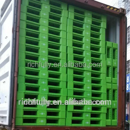 الثقيلة واجب مزدوج الجانب تصدير الخضراء المنصات البلاستيكية للبيع، مع منع الانزلاق