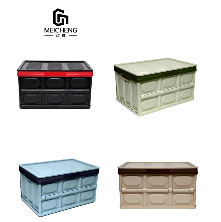 large flat plastic storage boxes