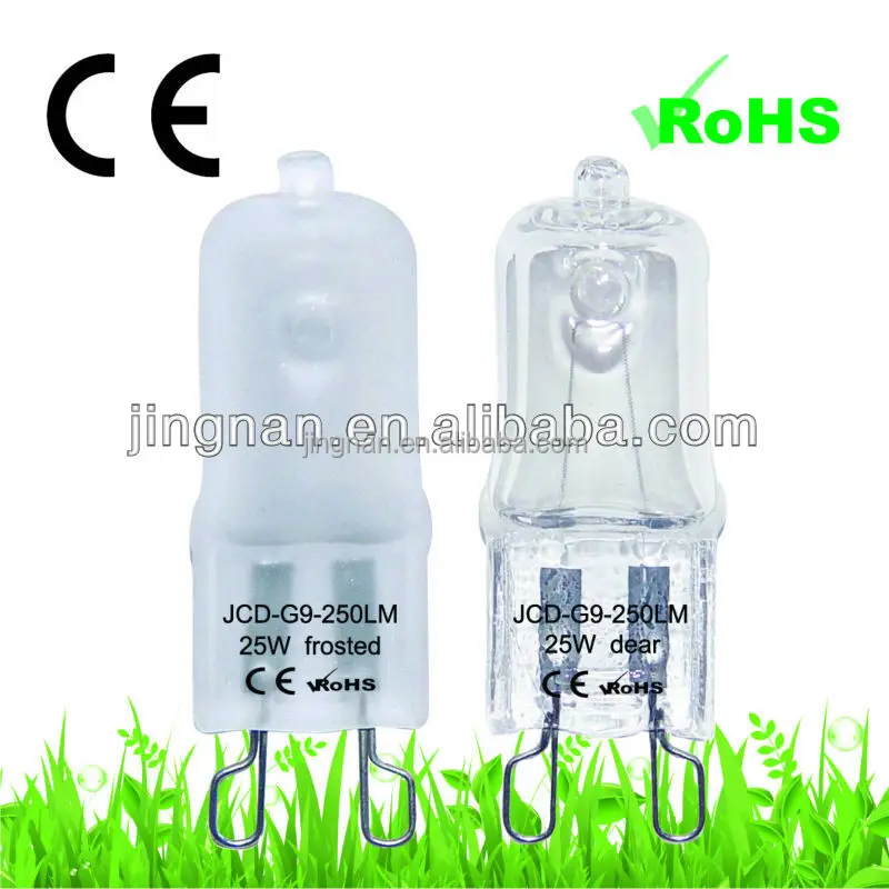 ECO Clear halogen G9 bulb 40W g9 halogen bulb 110-130V/220-240V wholesale china