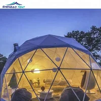 

Waterproof Pvc Dome Tent Luxury Glamping Geodesic Dome House Tent