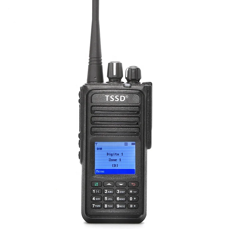 

2018 new Single band DMR radio TS-D3800R Tier II long range digital walkie talkie, Black