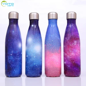 Image of Customized Double Wall Stainless Steel Insulated Cycling Sports Water Bottle 500ML Creative Promotional Gift