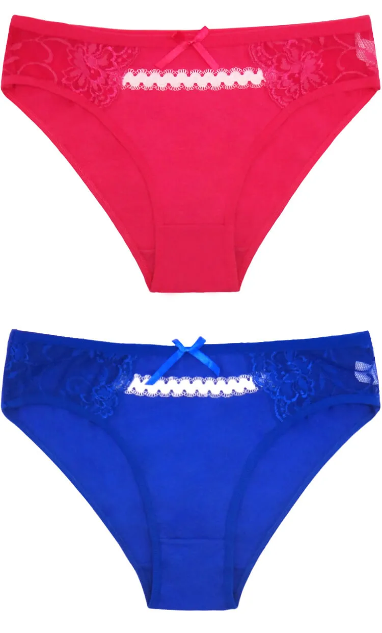 Yun Meng Ni Underwear Soft Cotton Brief Intimate Women Sexy Panties
